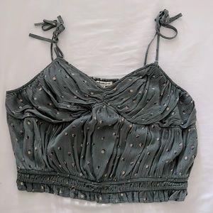 American eagle blouse | xl | adjustable tie straps